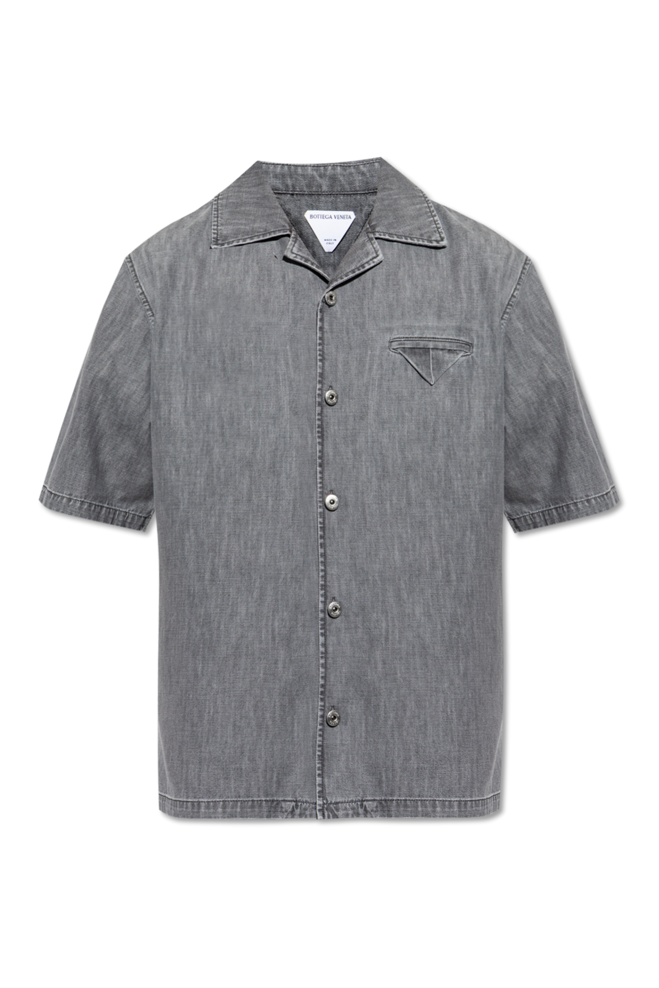 bottega veneta ショートスリーブデニムシャツ Grey Denim shirt with short sleeves Bottega Veneta - Vitkac AS